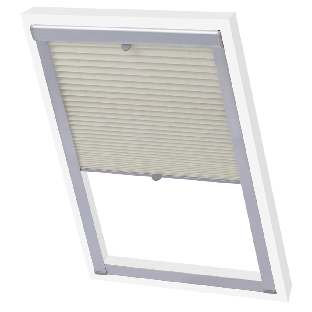 Pleated blinds U08/808, cream