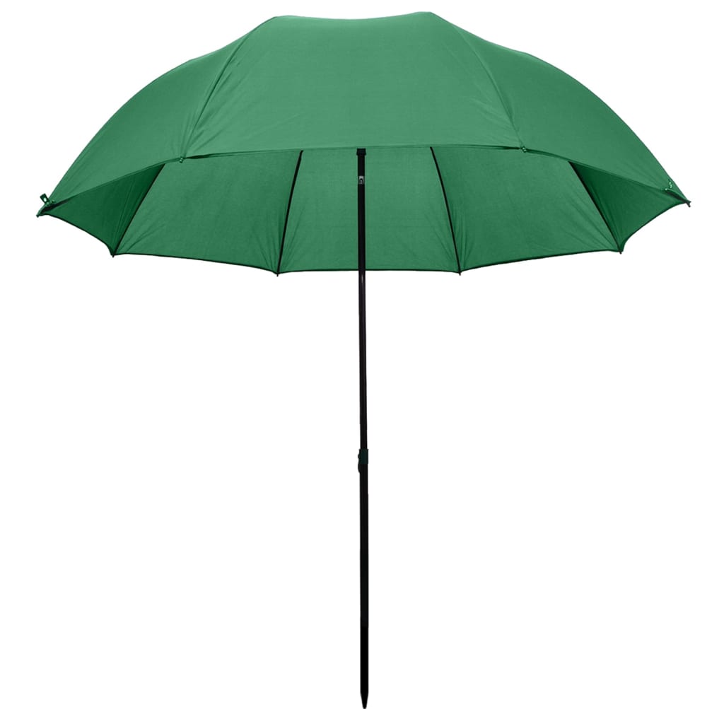 Umbrelă pentru pescuit, verde, 240x210 cm