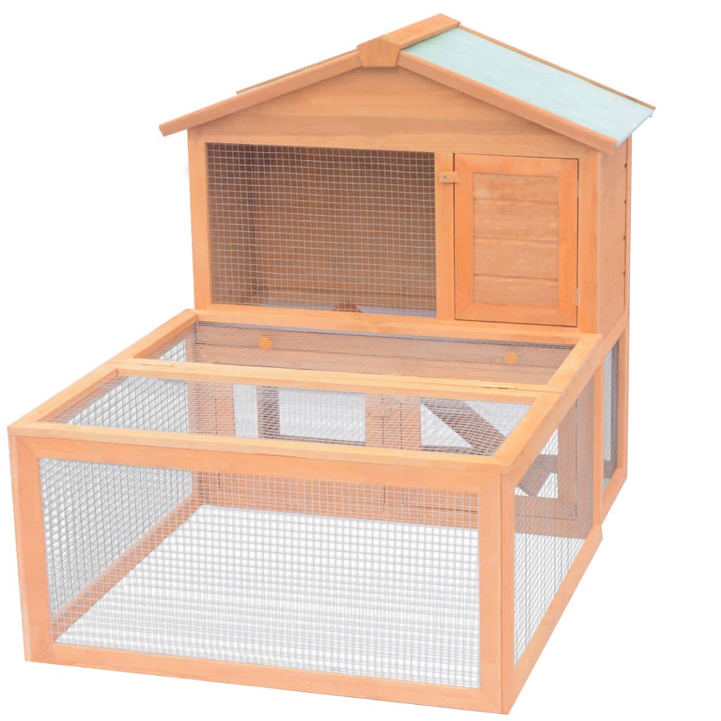 Cage for rabbits and other outdoor animals, wood
