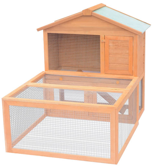 Cage for rabbits and other outdoor animals, wood