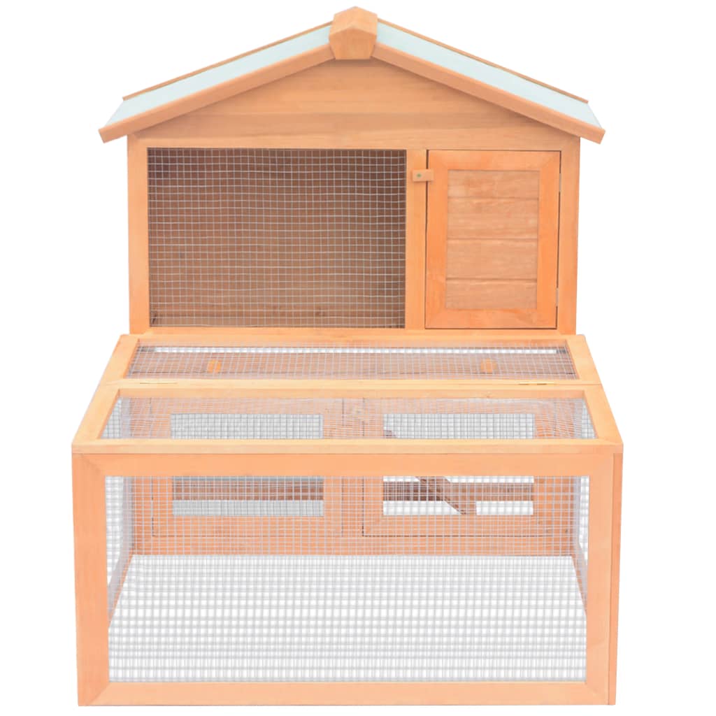 Cage for rabbits and other outdoor animals, wood
