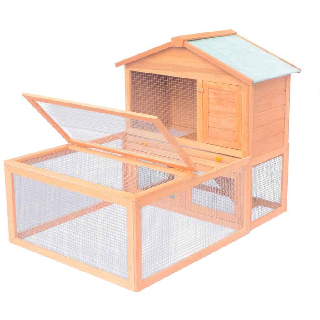 Cage for rabbits and other outdoor animals, wood