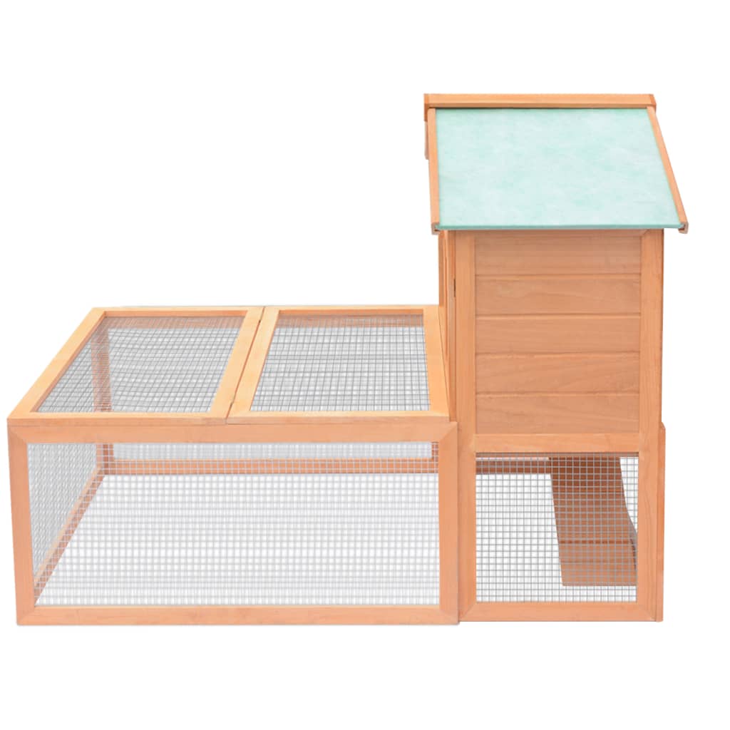 Cage for rabbits and other outdoor animals, wood
