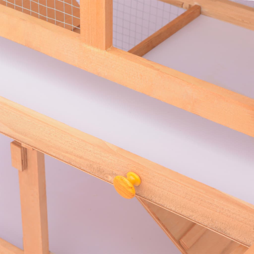Cage for rabbits and other outdoor animals, wood