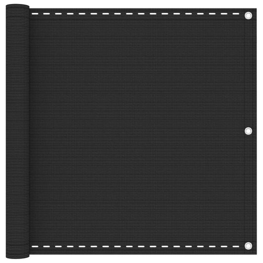 Prelată pentru balcon din HDPE, 90 x 400 cm, antracit