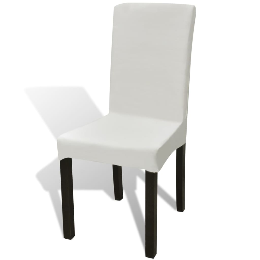 Straight elastic seat covers, 4 pcs., cream
