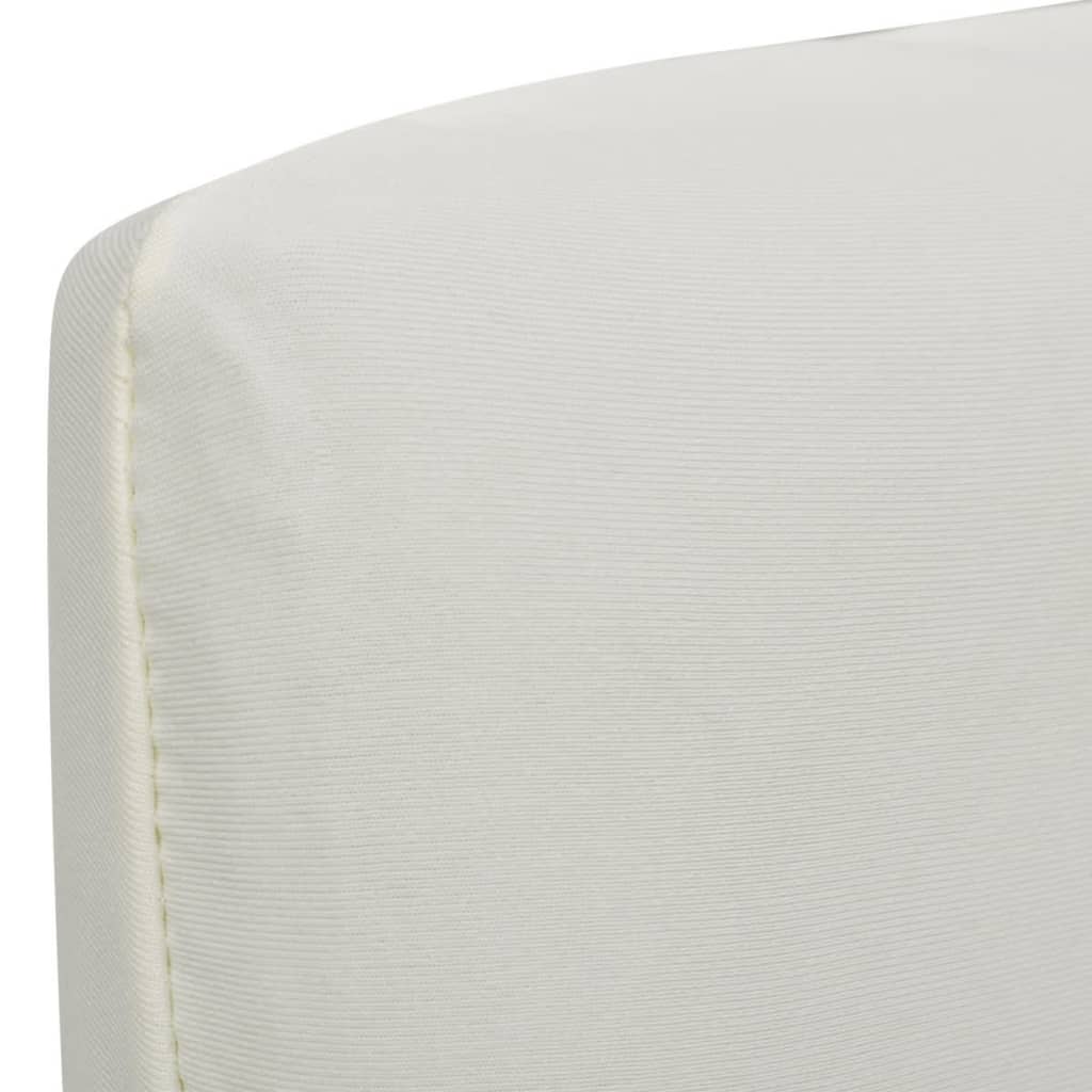Straight elastic seat covers, 4 pcs., cream