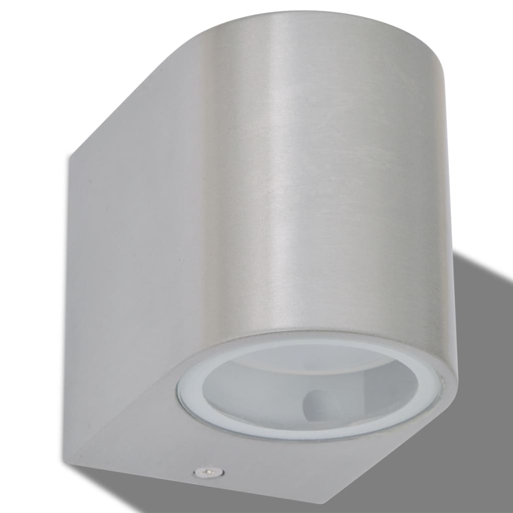 Corp iluminat LED, perete exterior, 2 buc, rotund, direcție jos