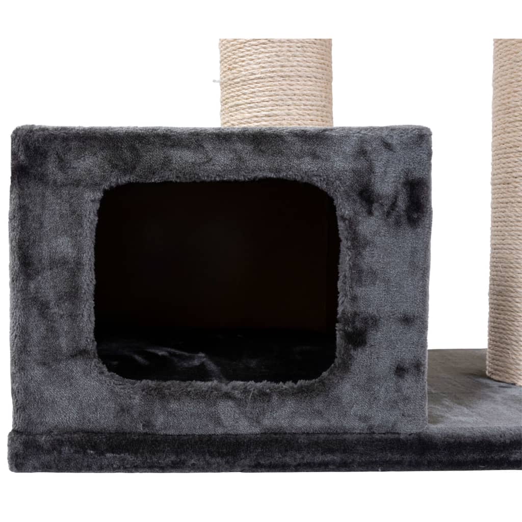 Quapas! Cat set "Bandit", dark grey, 76x45x82 cm