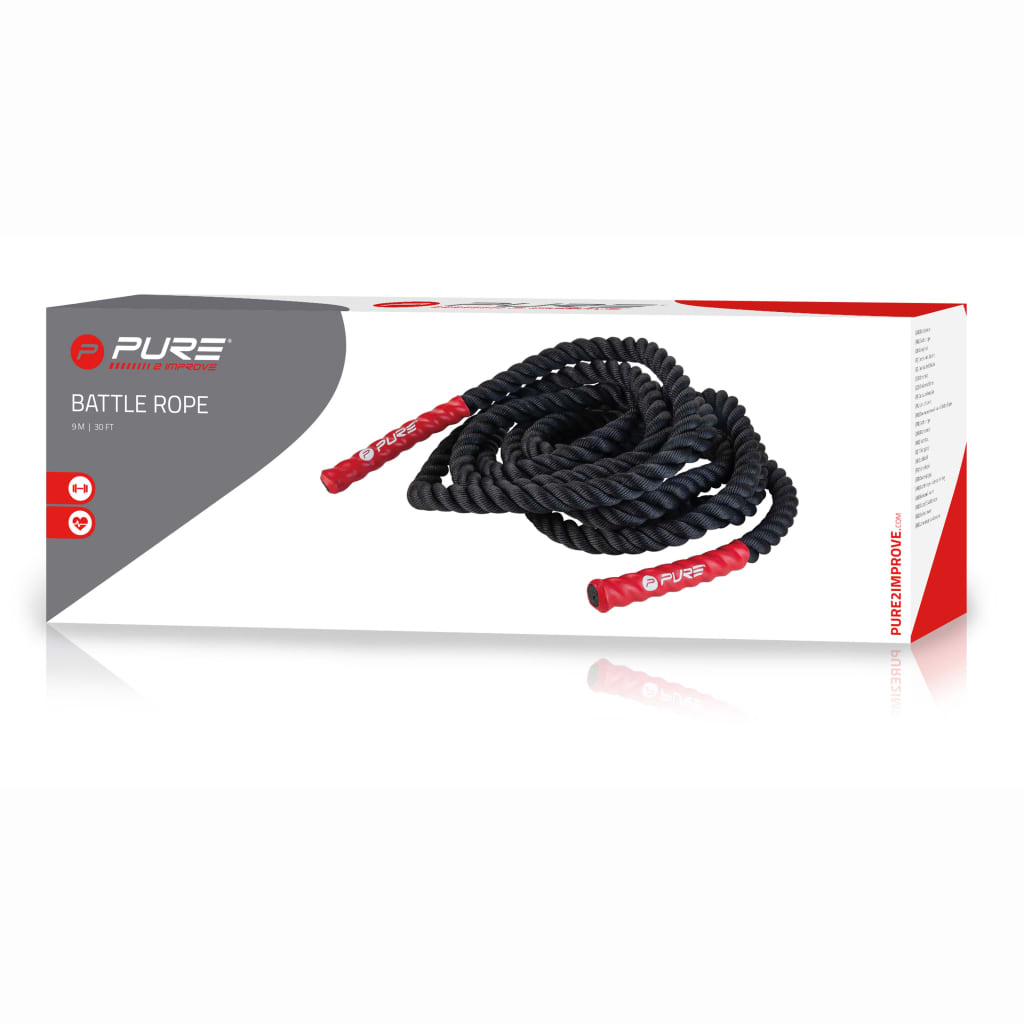 Pure2Improve Exercise rope, 9 m