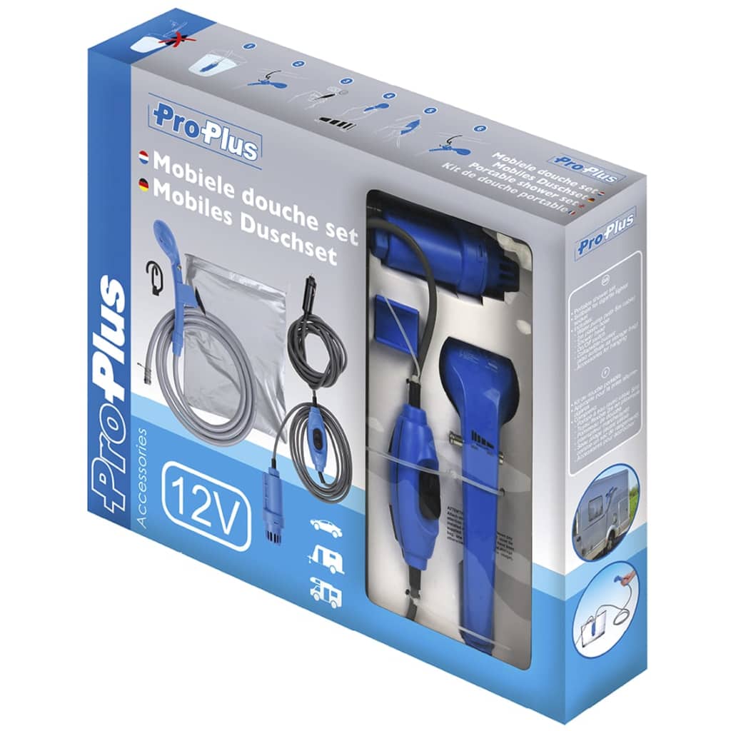 ProPlus Portable shower set, 12V