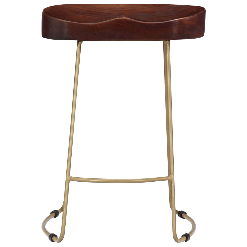 Gavin bar stools, 2 pcs., solid mango wood