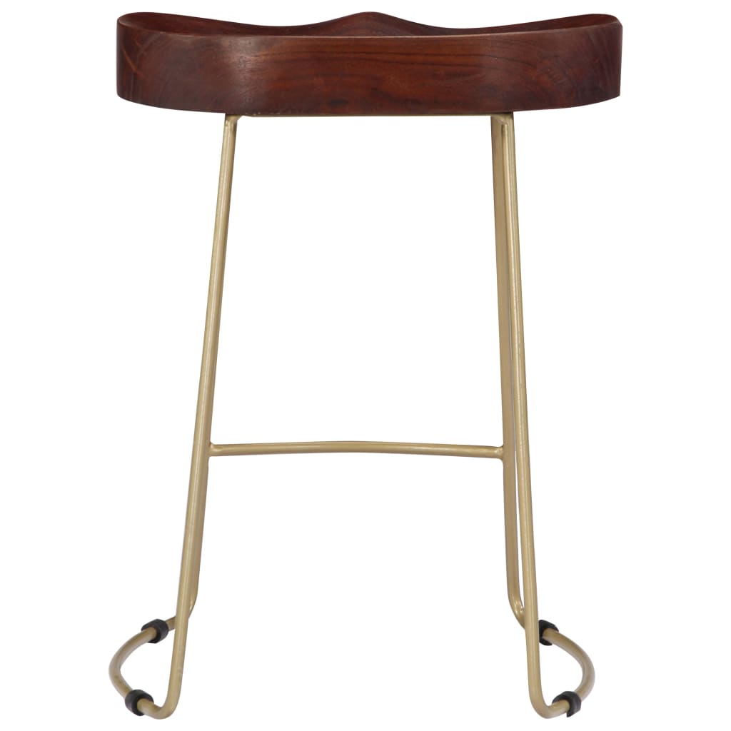 Gavin bar stools, 2 pcs., solid mango wood