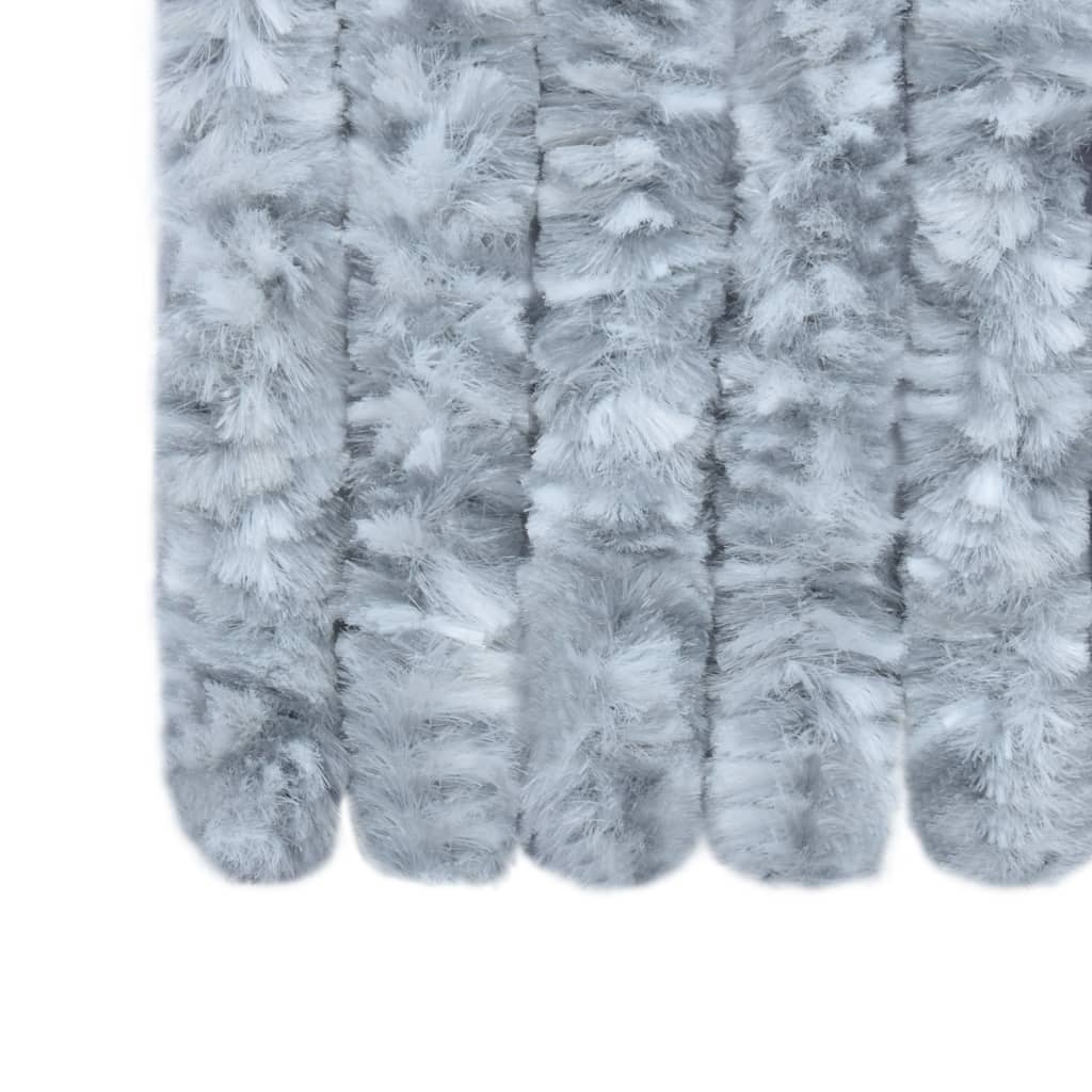 Insect curtain, white and gray, 90x220 cm, Chenille