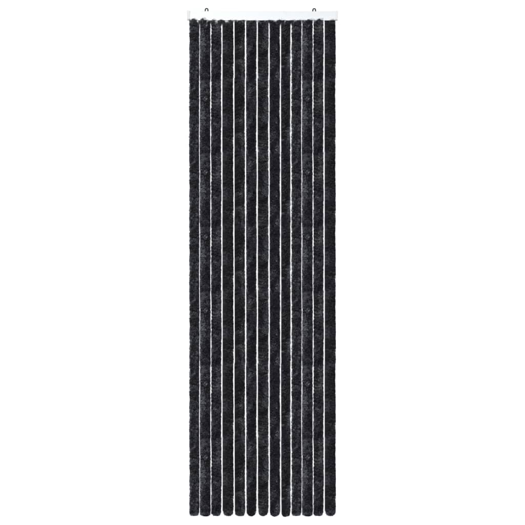 Insect curtain, anthracite, 56x185 cm, Chenille