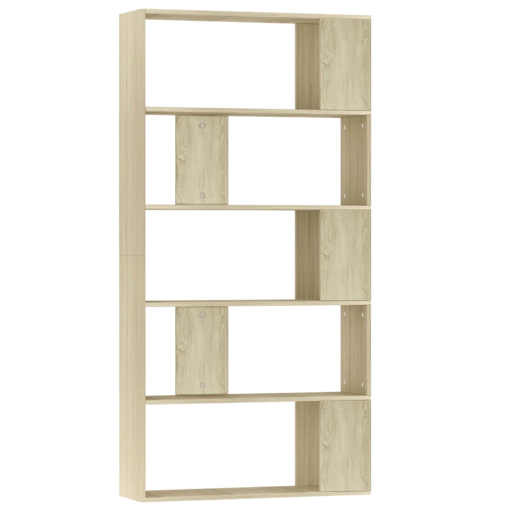 Bibliotecă/Separator, stejar sonoma 80x24x159 cm lemn prelucrat