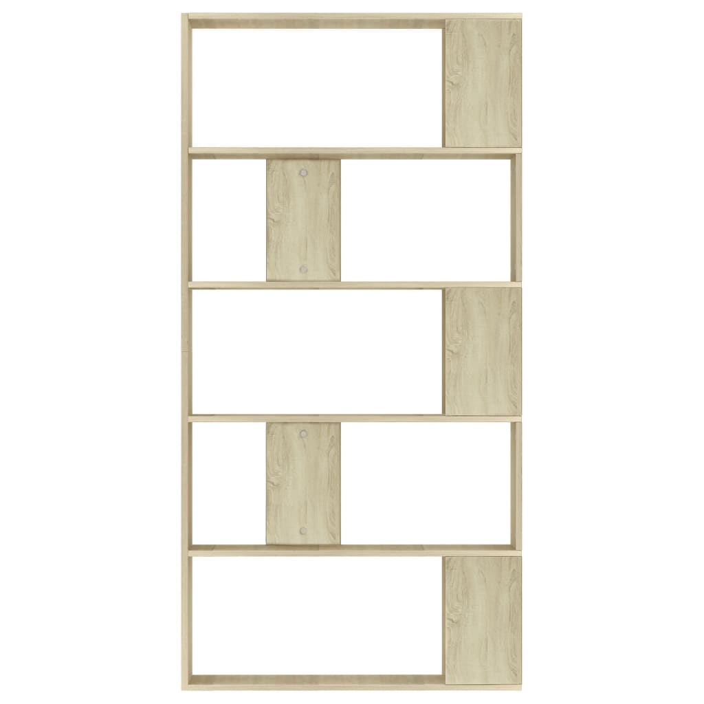 Bibliotecă/Separator, stejar sonoma 80x24x159 cm lemn prelucrat