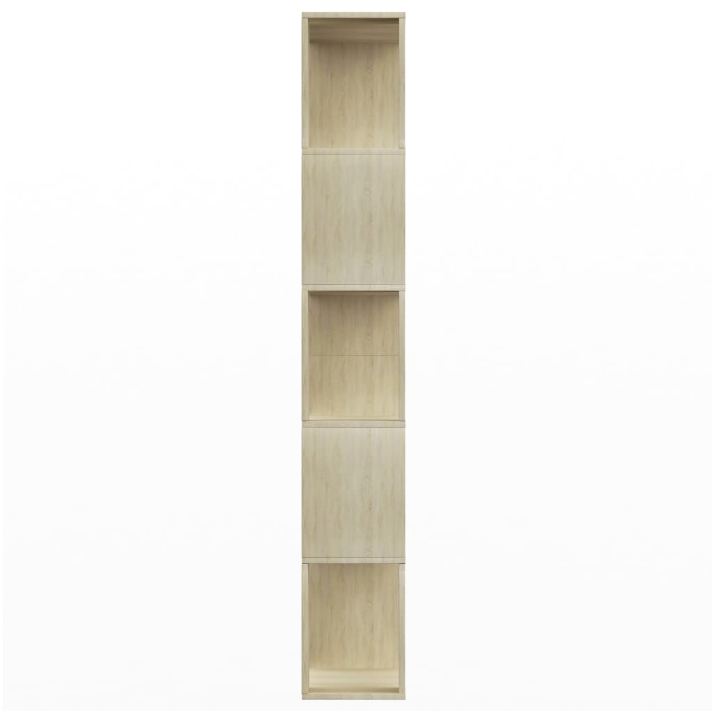Bibliotecă/Separator, stejar sonoma 80x24x159 cm lemn prelucrat