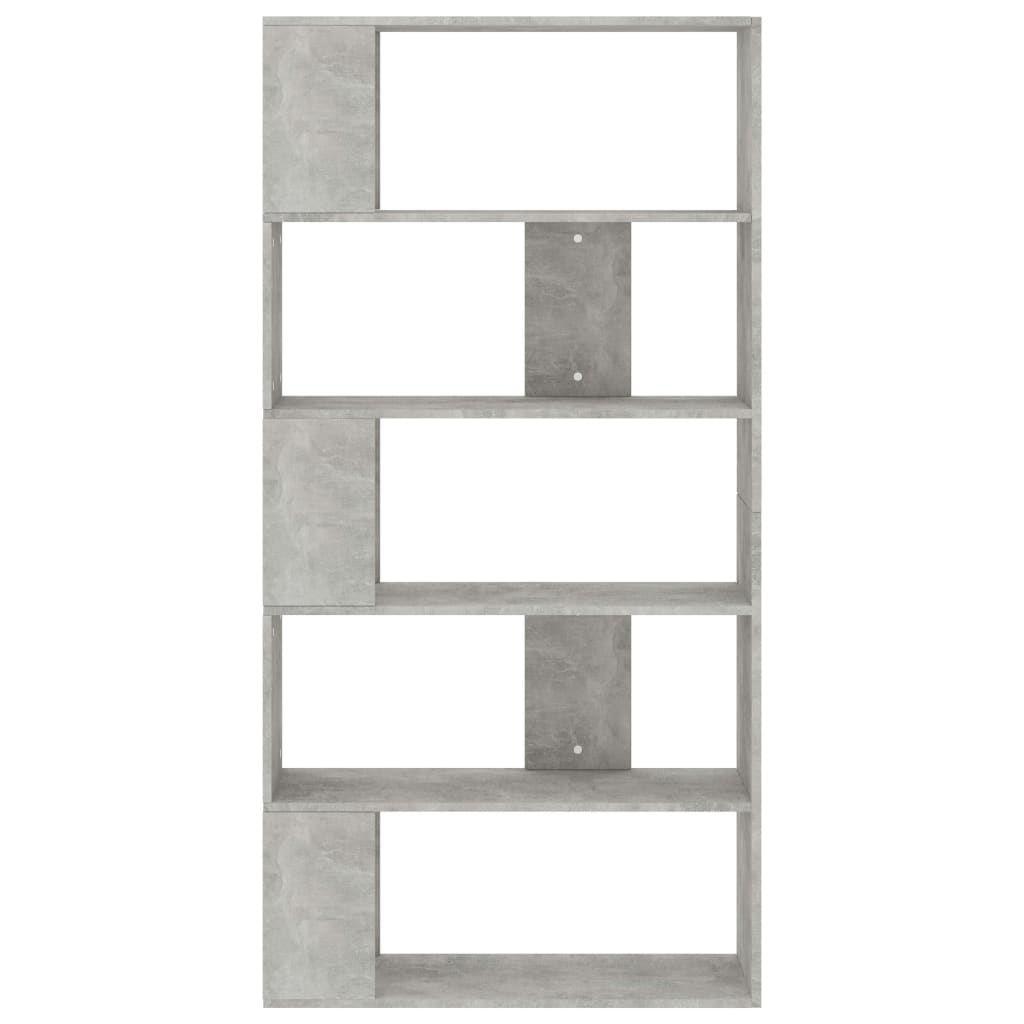 Bookcase/Room divider, concrete grey, 80 x 24 x 159 cm, chipboard
