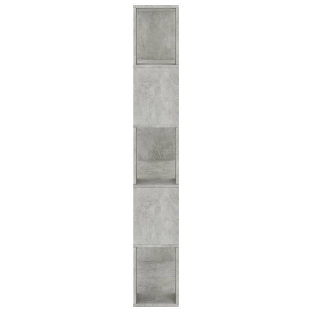 Bookcase/Room divider, concrete grey, 80 x 24 x 159 cm, chipboard