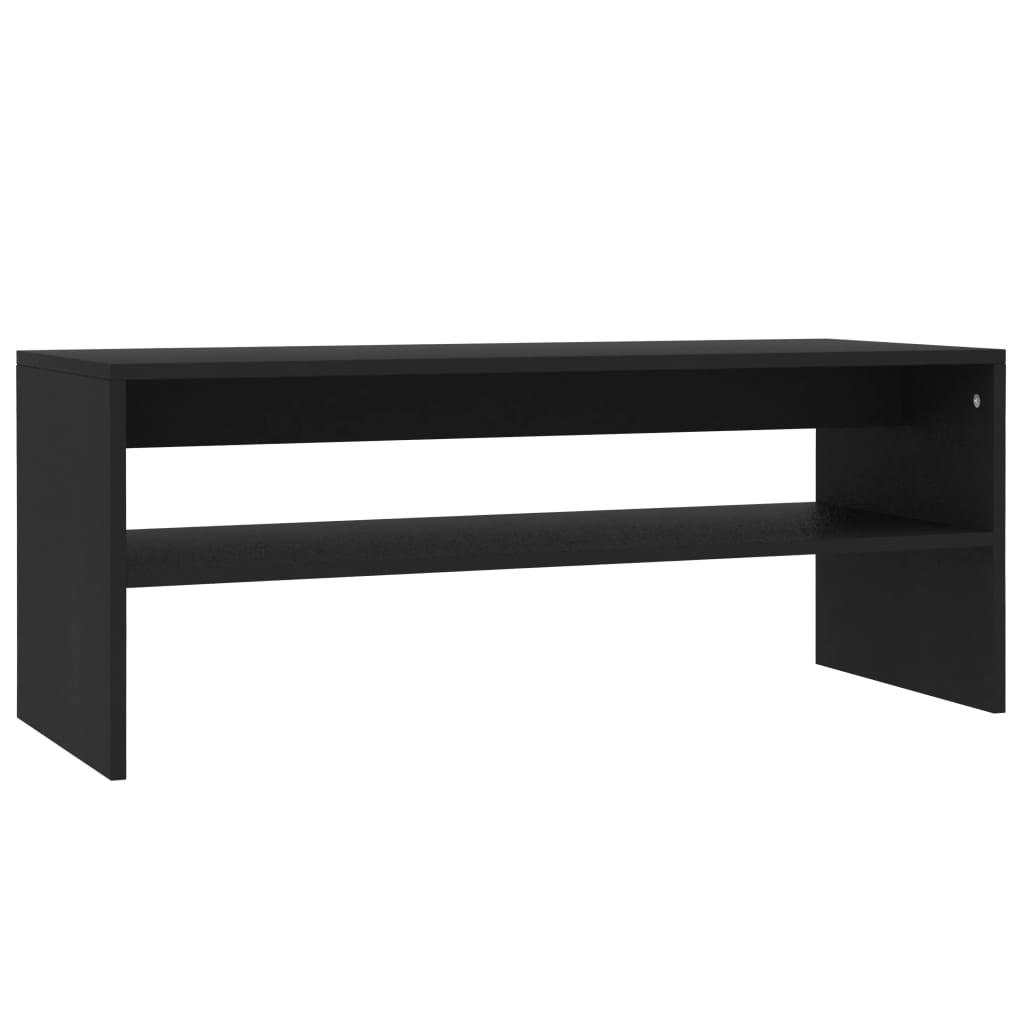 Coffee table, black, 100 x 40 x 40 cm, chipboard