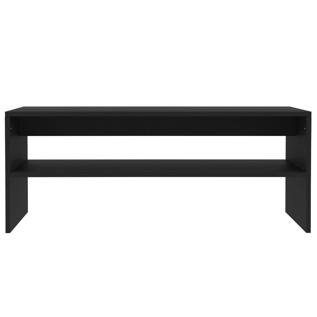 Coffee table, black, 100 x 40 x 40 cm, chipboard