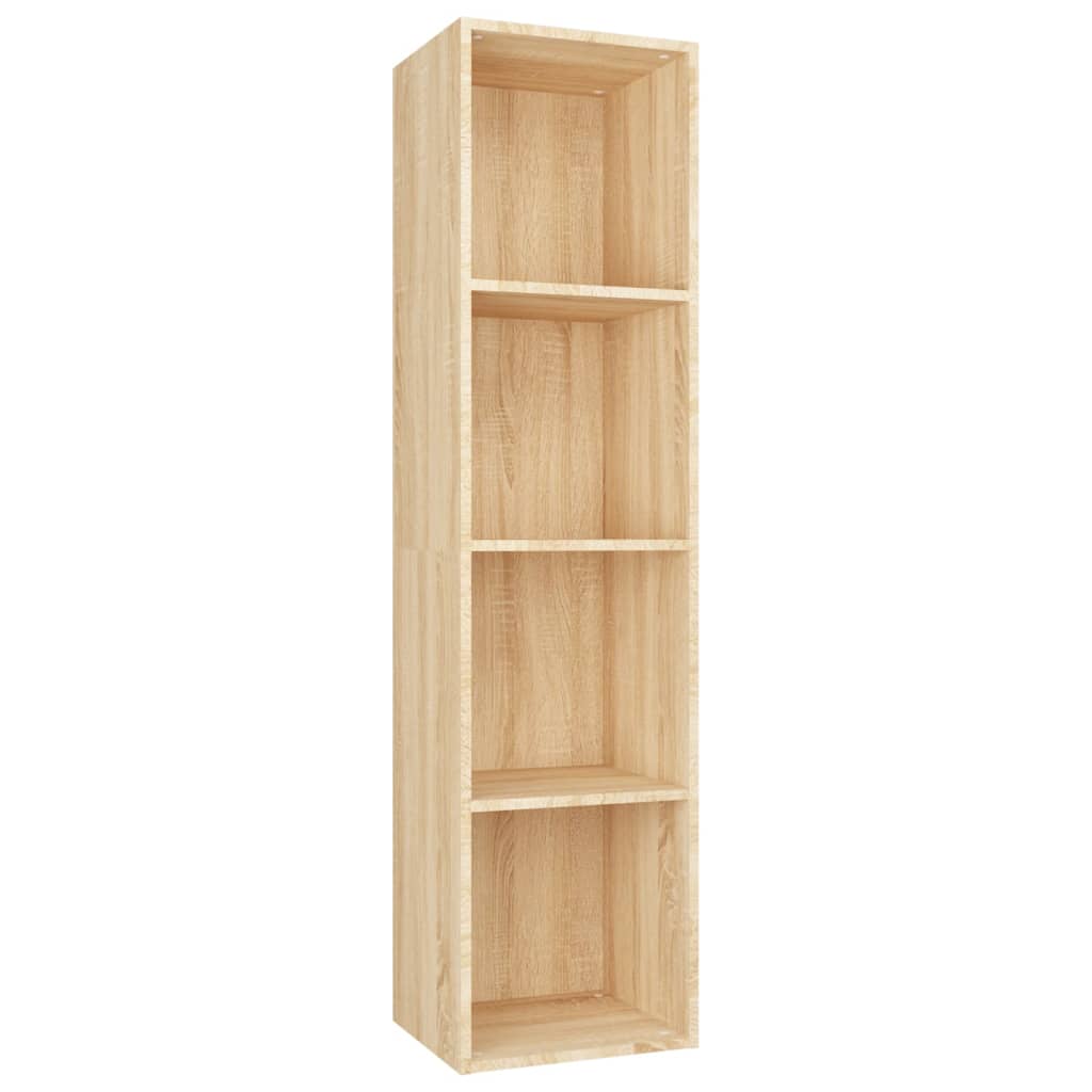 Bibliotecă/Dulap TV, stejar sonoma, 36x30x143 cm lemn prelucrat