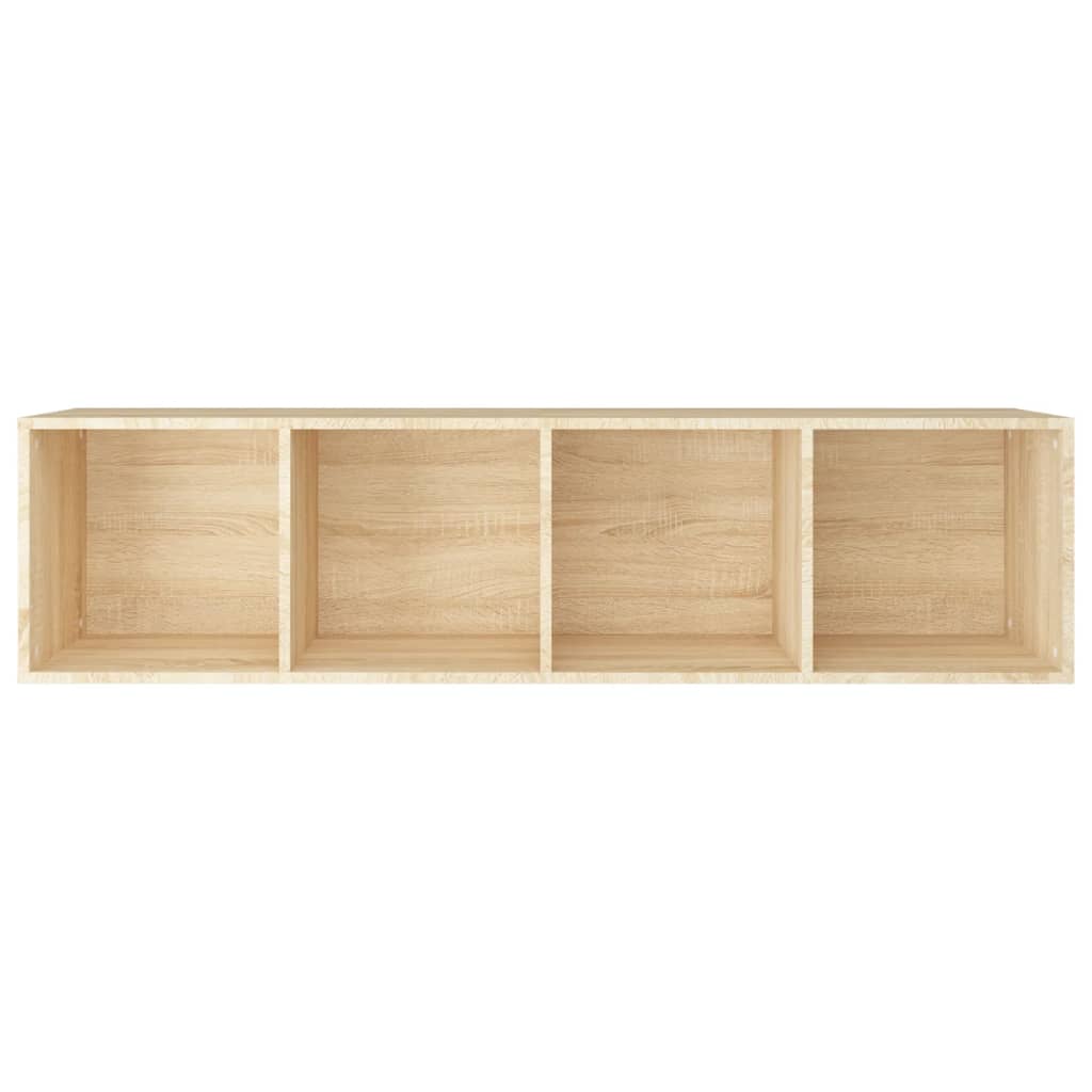 Bibliotecă/Dulap TV, stejar sonoma, 36x30x143 cm lemn prelucrat