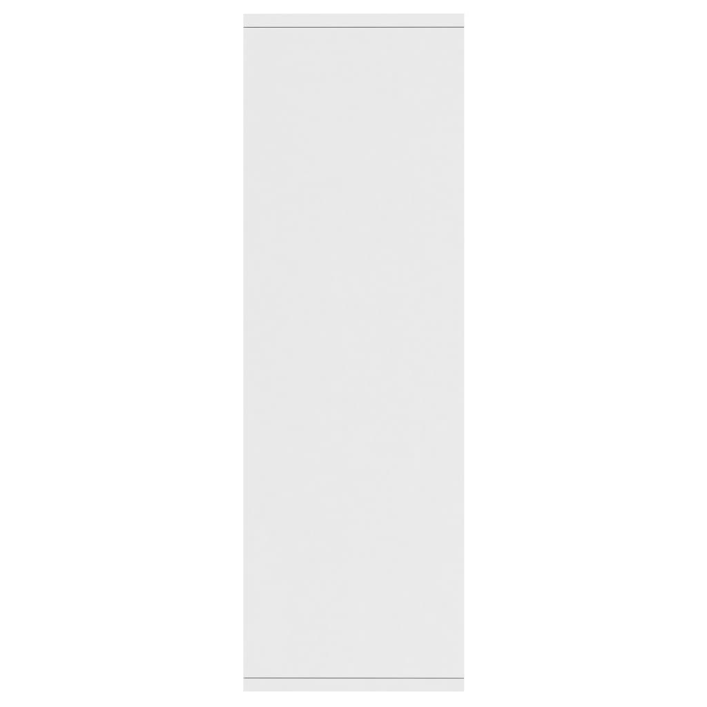 Bookcase/Sideboard, white, 50x25x80 cm, chipboard