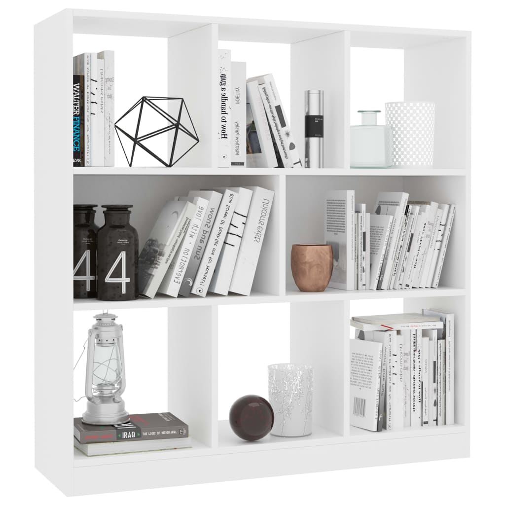 Bookcase, white, 97.5x29.5x100 cm, chipboard