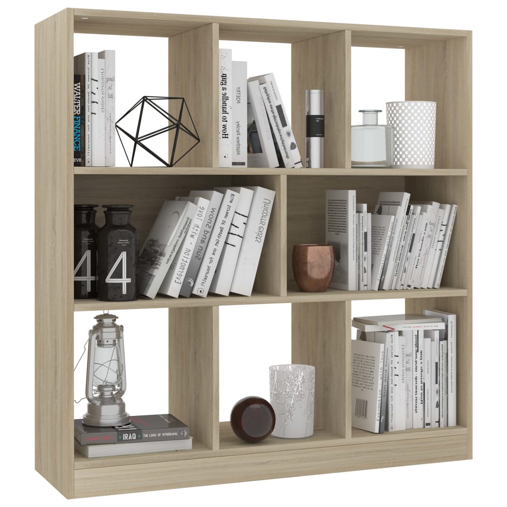 Bookcase, sonoma oak, 97.5x29.5x100 cm, chipboard