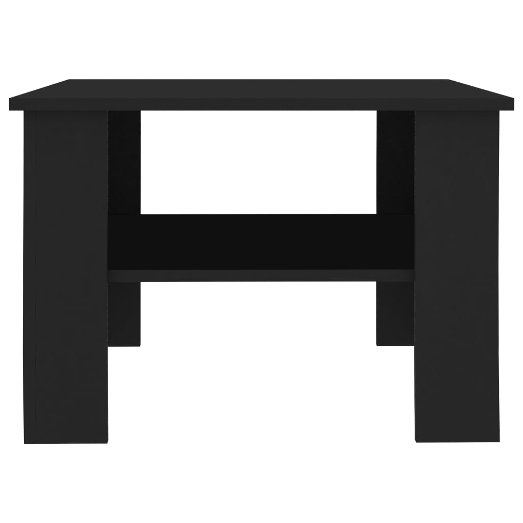 Coffee table, black, 60 x 60 x 42 cm, chipboard
