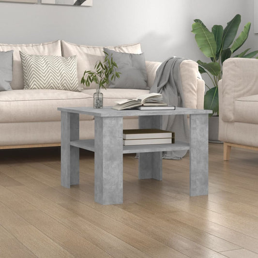Coffee table, concrete grey, 60 x 60 x 42 cm, chipboard