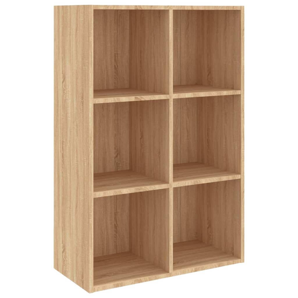 Bibliotecă/Servantă, stejar sonoma, 66x30x98 cm, PAL