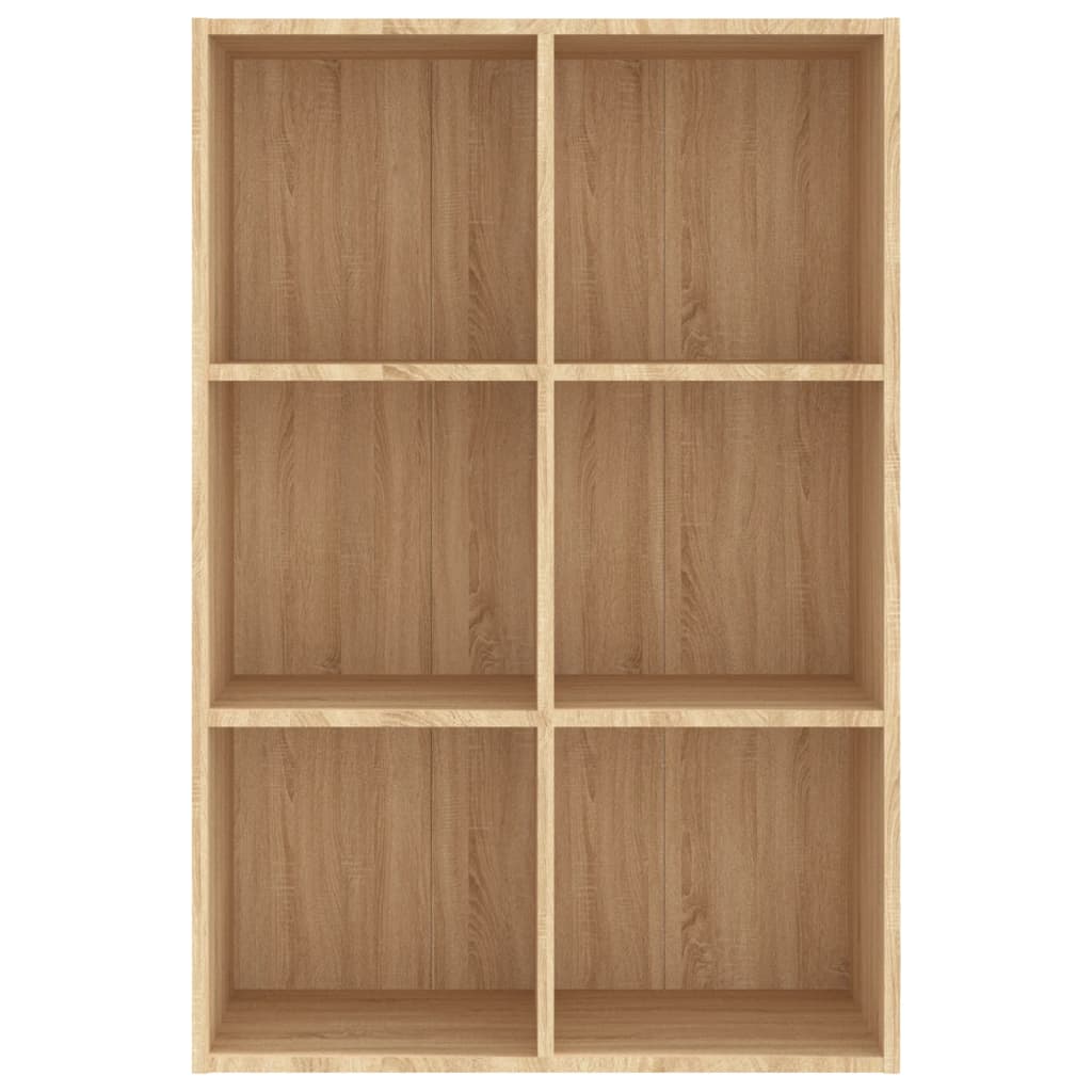 Bibliotecă/Servantă, stejar sonoma, 66x30x98 cm, PAL