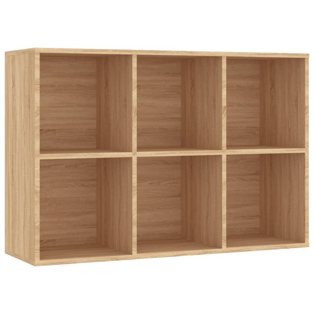 Bibliotecă/Servantă, stejar sonoma, 66x30x98 cm, PAL