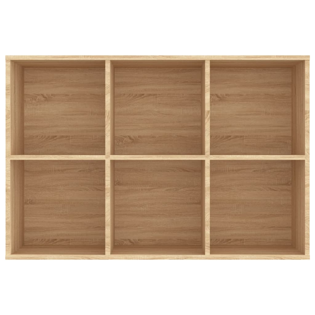 Bibliotecă/Servantă, stejar sonoma, 66x30x98 cm, PAL