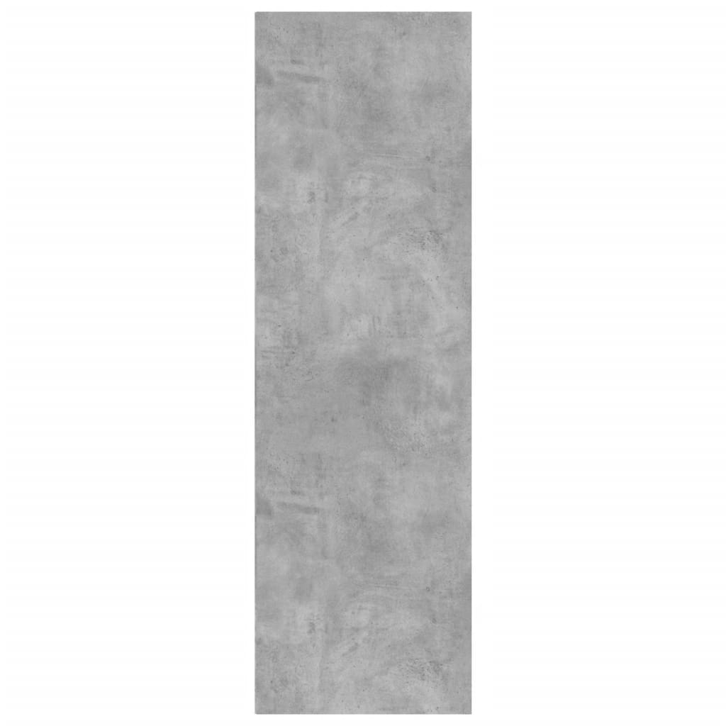 Bibliotecă/Servantă, gri beton, 66x30x98 cm, PAL