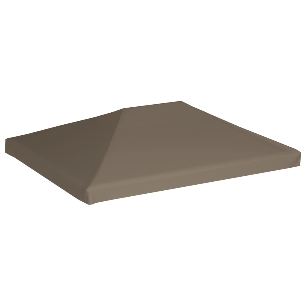 Acoperiș pentru pavilion, 3 x 3 m, gri taupe, 310 g/m²