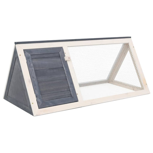 Cage for rabbits and other animals, gray, wood