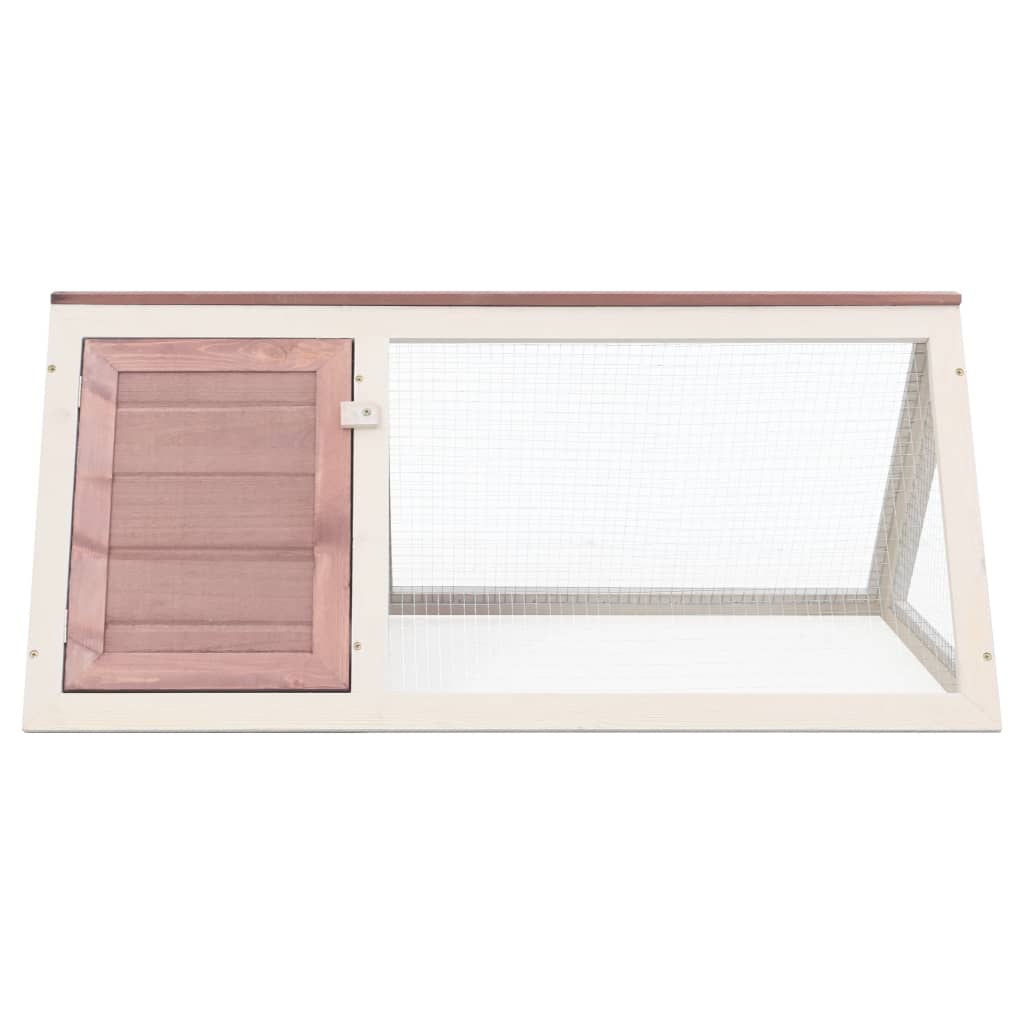 Cage for rabbits and other animals, brown, wood
