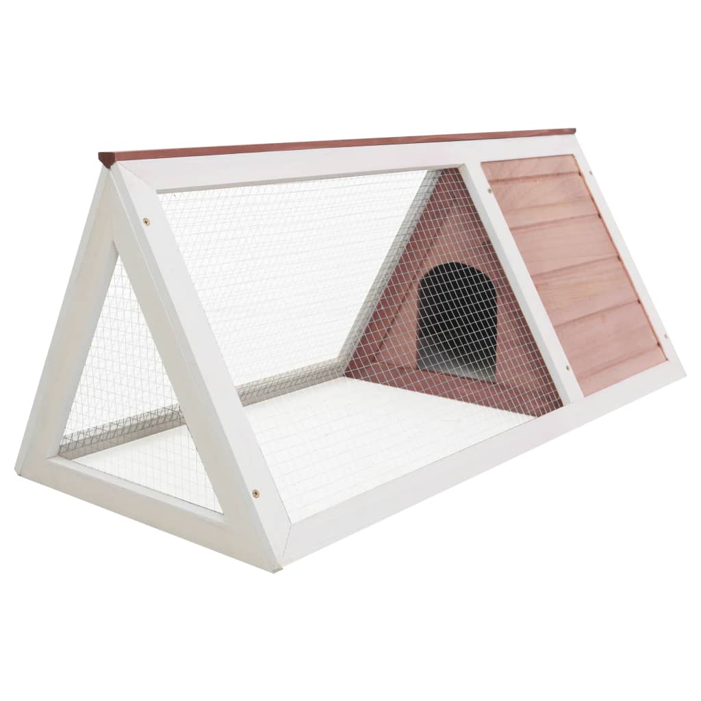 Cage for rabbits and other animals, brown, wood