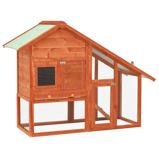 Rabbit cage, 140 x 63 x 120 cm, solid fir wood