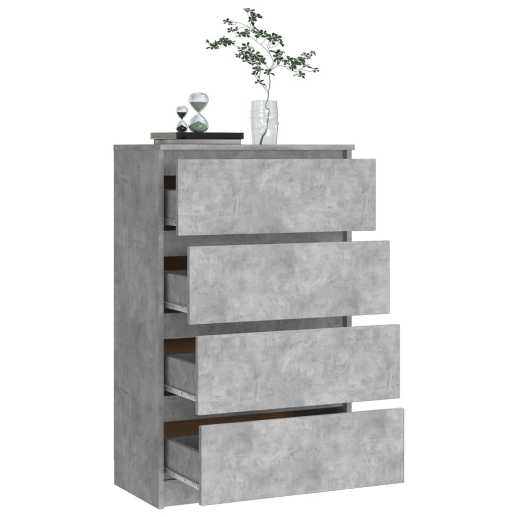 Sideboard, concrete grey, 60x35x98.5 cm, composite wood