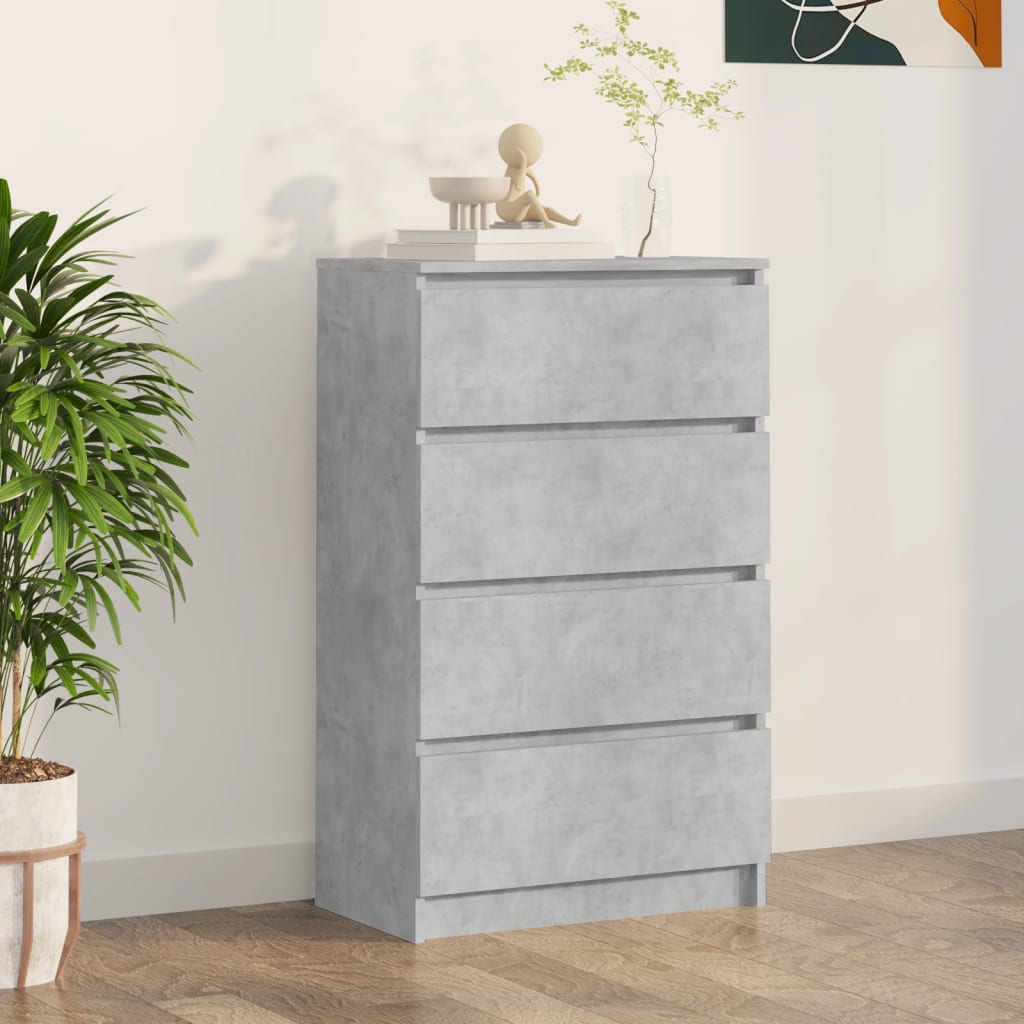 Sideboard, concrete grey, 60x35x98.5 cm, composite wood