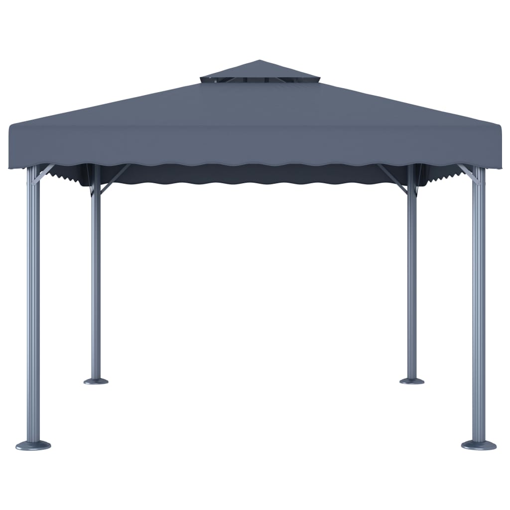 Pavilion, antracit, 300 x 300 cm, aluminiu