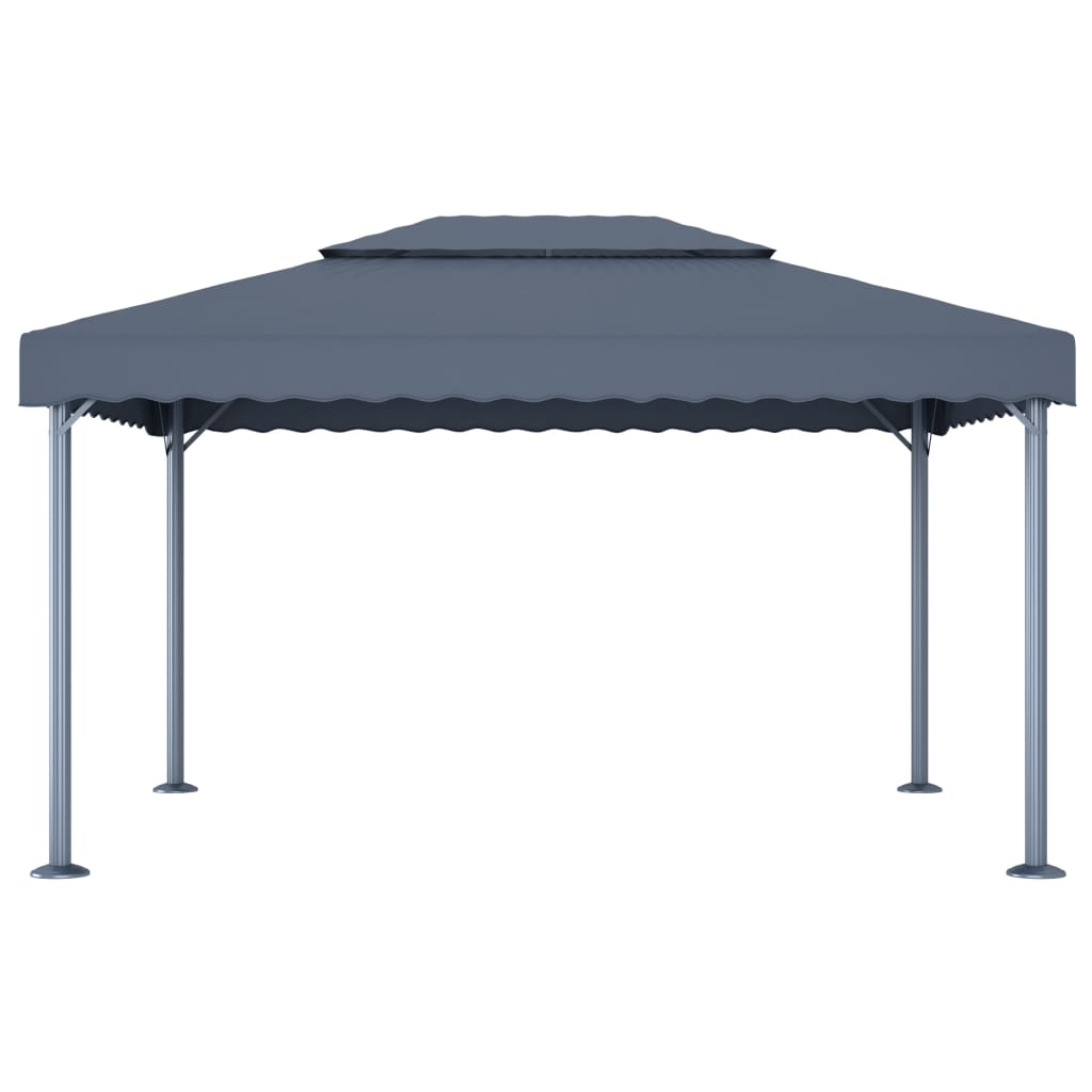 Pavilion, antracit, 400 x 300 cm, aluminiu