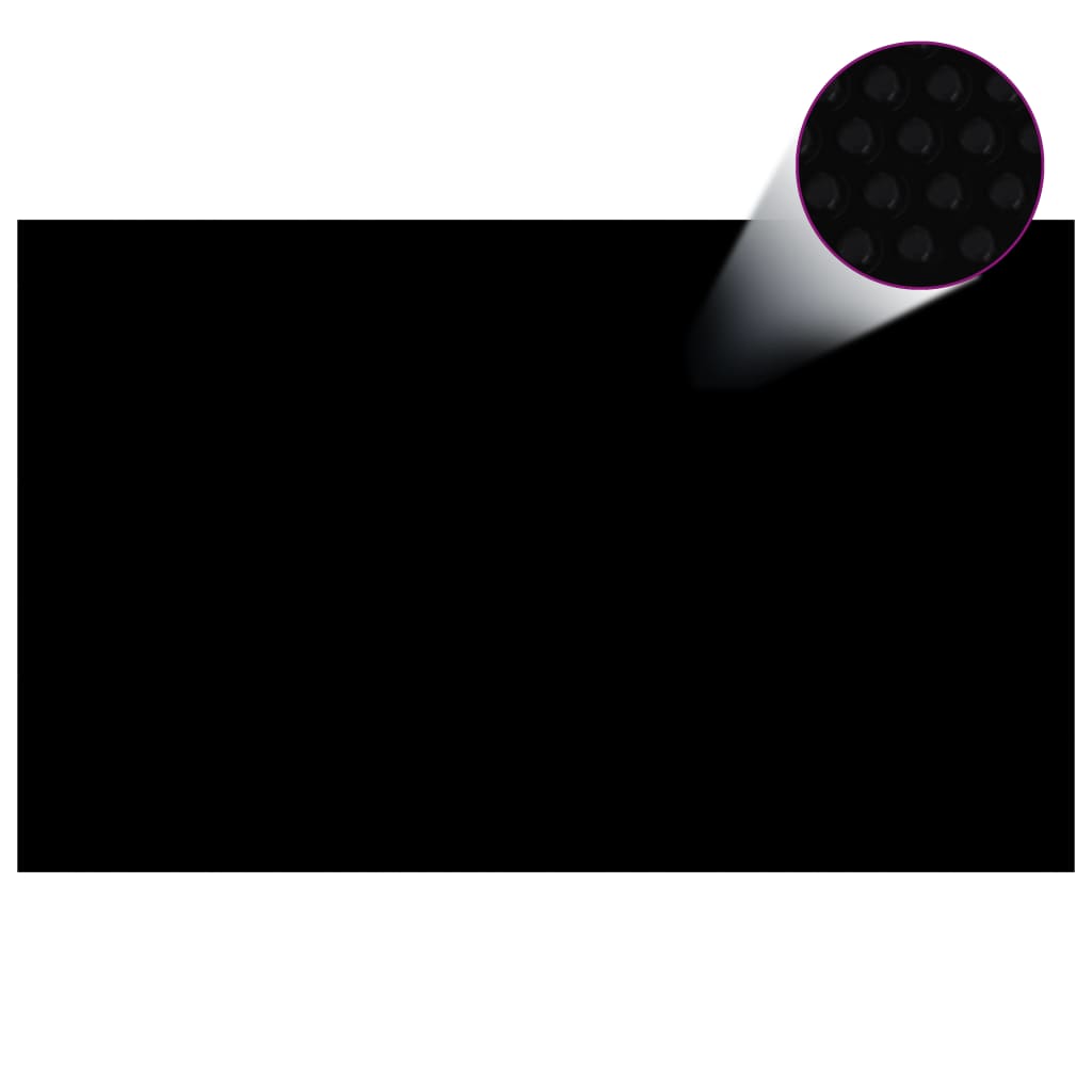 Pool cover, black, 260 x 160 cm, PE