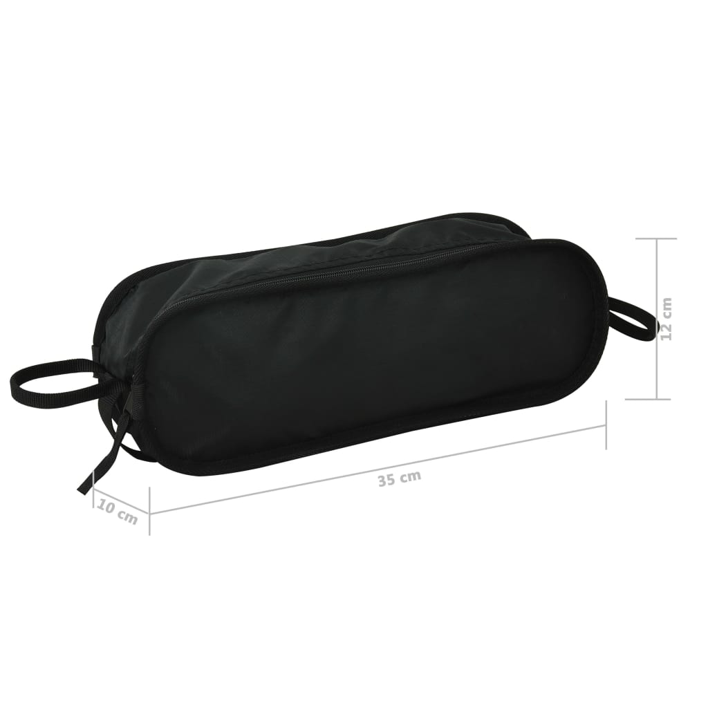 Folding camping chairs with cover, 2 pcs., 54x50x65 cm, aluminum