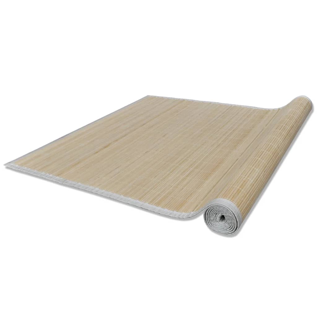 Covoare de bambus natural, 2 buc., 120x180 cm, dreptunghiulare